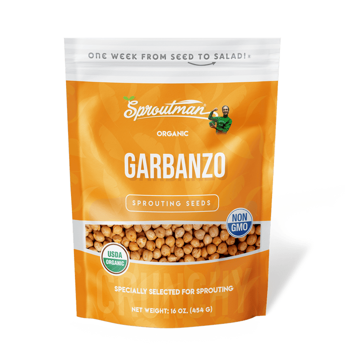 Organic Garbanzo Bean Sprouting Seed