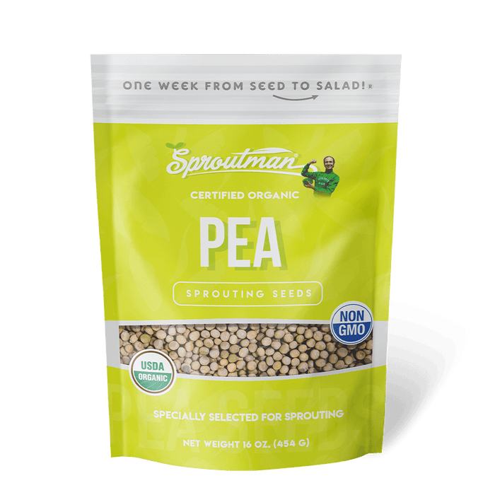 Organic Pea Sprouting Seed