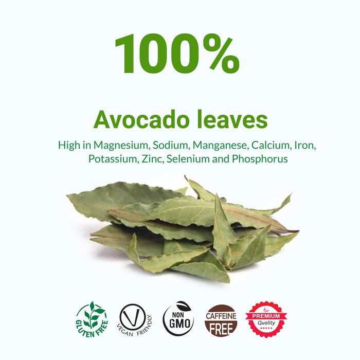 Dried Avocado Leaves, (Hojas De Aguacate) - 2.6oz (75gm). Makes 28 cups