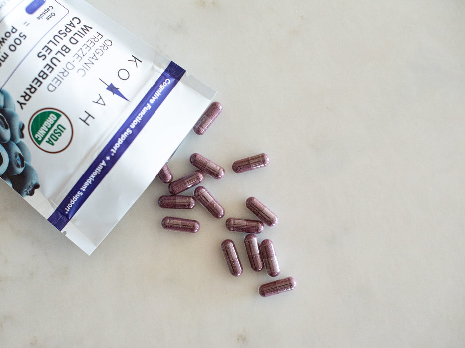 Organic Wild Blueberry Capsules
