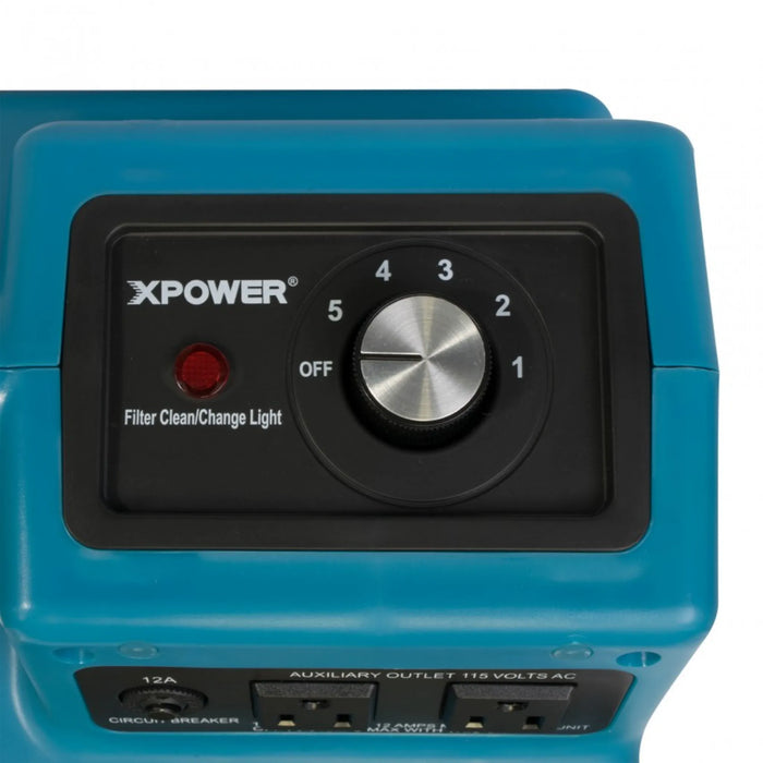 XPOWER X-2480A Professional 3-Stage HEPA Mini Air Scrubber - Mold Remediation