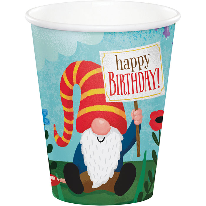 Bulk Party Gnomes Paper Cups (96 per Case)