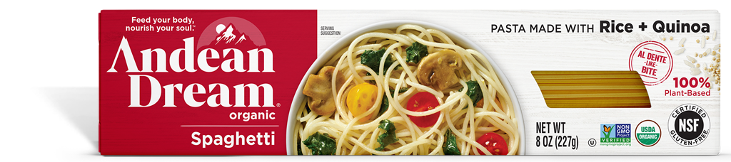 Andean Dream Gluten-Free Quinoa Spaghetti Pasta, 8 Oz. (Pack of 12)