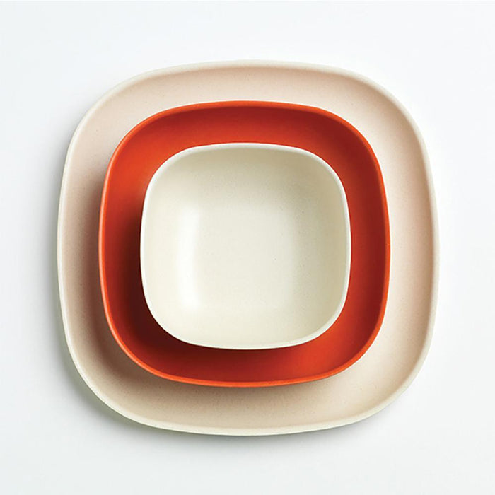 Bamboo Cereal Bowl - 4 Piece Set- Persimmon