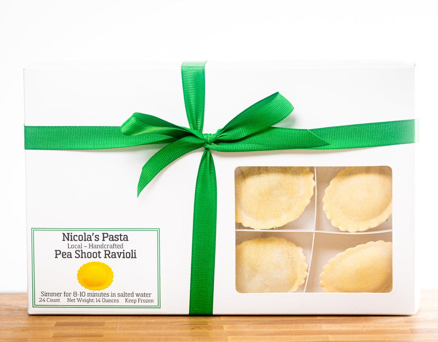 Pea Shoot Ravioli