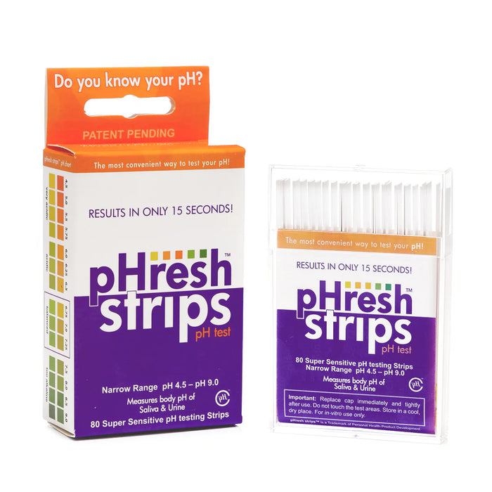 Phresh Products pH Testing Strips, Pack of 80 (Accurate Measurements)