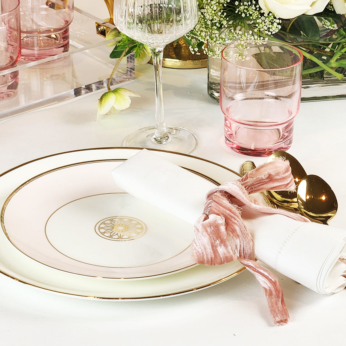 Pink Rock Glass- Set of 4 — Specialty Food Source