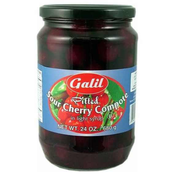 Pitted Sour Cherry Compote | 24 oz | Galil