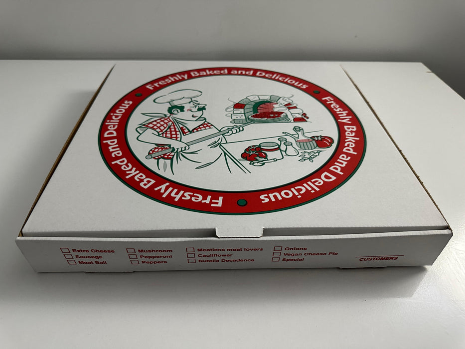 14" x 14" x 2" Premium Pizza Boxes - 50 Bundle | Sturdy Design | Perfect for Delivery & Takeout | Bulk Discounts