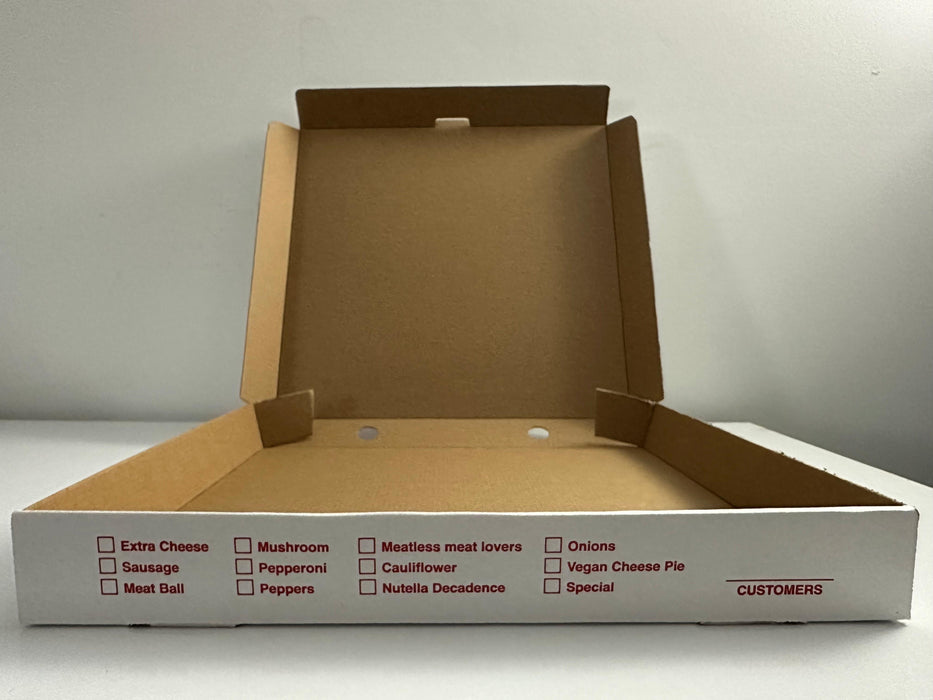 14" x 14" x 2" Premium Pizza Boxes - 50 Bundle | Sturdy Design | Perfect for Delivery & Takeout | Bulk Discounts