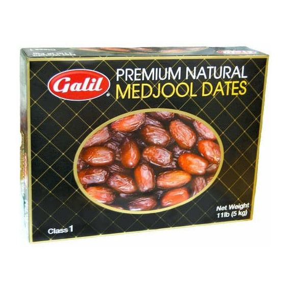 Premium Natural Medjool Dates | Black | 11 lbs | Galil