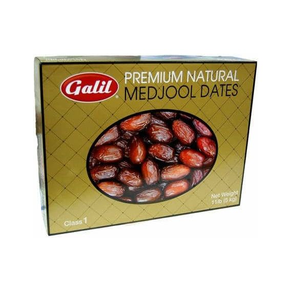 Premium Natural Medjool Dates | Gold | 11 lbs | Galil