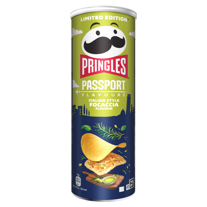 Pringles Passport: Italian Style Focaccia (100g) (UK)