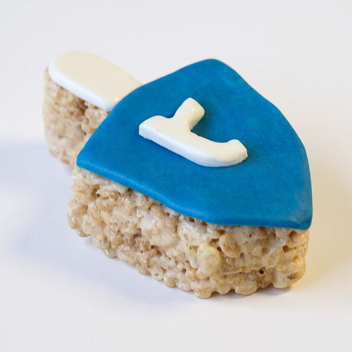 Hanukkah Dreidel Rice Crispie Treats