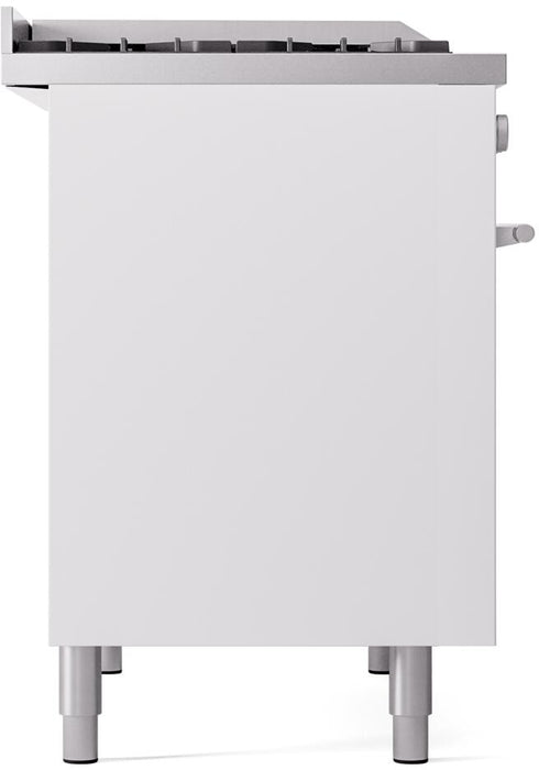 Professional Plus II 40 Inch Dual Fuel Natural Gas Freestanding Range in White with Trim, UPD40FWMPWH