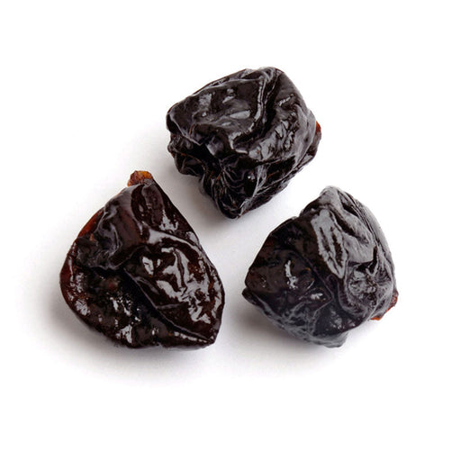 Nutritious and naturally sweet Dried Pitted Prunes from our Wholesome Choices collection, showcasing their rich color and succulent texture.