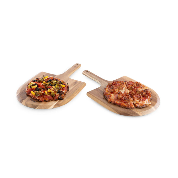 Acacia Personal Pizza Peel Serving Board Paddle Set of 2