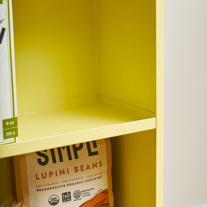 Rolling Storage Cart (27" H)  - Steel - Yellow Pear