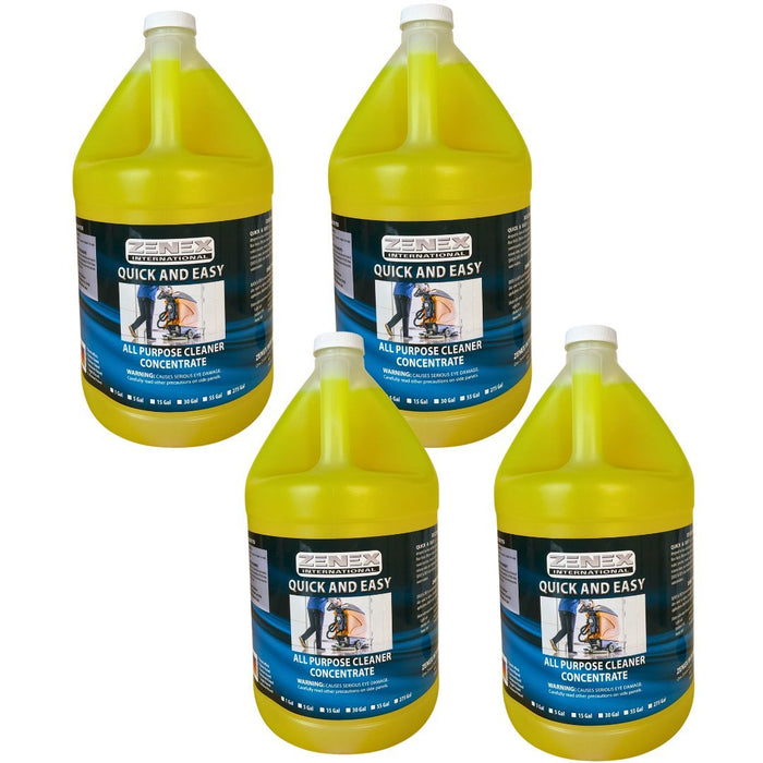Zenex QUICK & EASY All Purpose Cleaner Concentrate for Commercial and Industrial Floor Scrubber Machines 68 Gallons - 201755Z