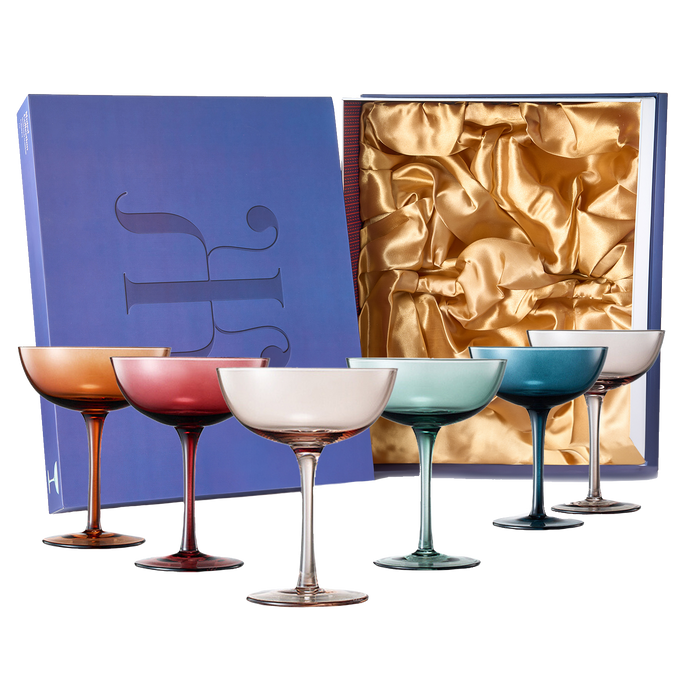 Cocktail & Champagne Coupe Glasses Coupe Cocktail Glasses 7 oz | Set of 6