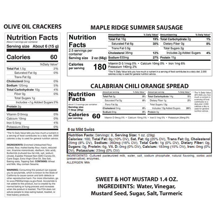 Touchdown! Cutting Board with Gourmet Gift Pack