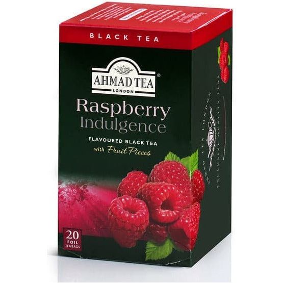 Raspberry Indulgence - Black Tea | 20' Tea Bags | Ahmad Tea