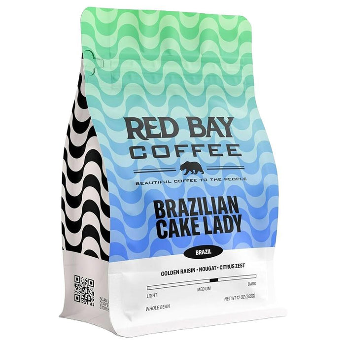 Red Bay Coffee -  'Brazilian Cake Lady' Coffee Beans (12OZ)