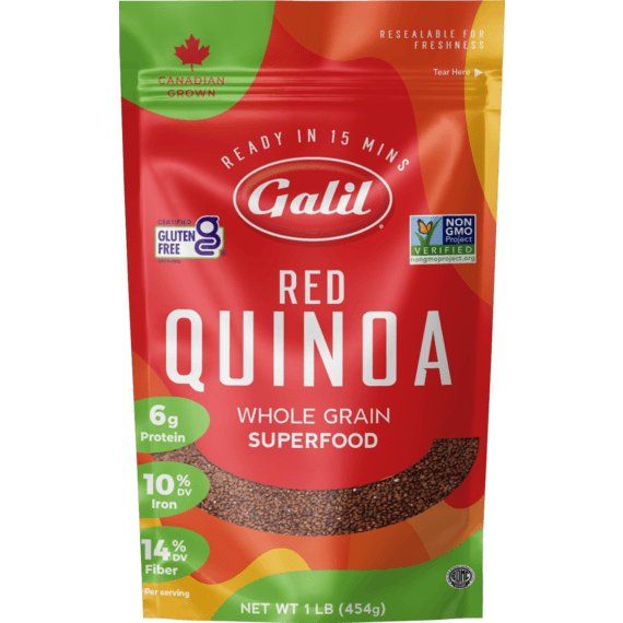 Red Whole Grain Quinoa | 16 oz | Galil