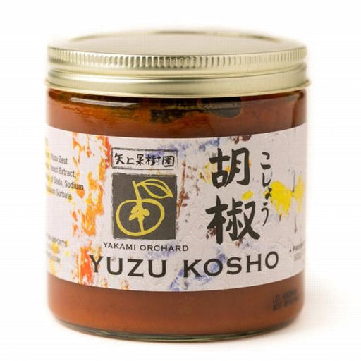 Condiments & SaucesYUZU KOSHO REDYUZU KOSHO REDSpecialty Food SourceYakami Orchards Red Yuzu Kosho is a vibrant and spicy Japanese condiment that combines the unique citrus flavor of yuzu with the heat of red chili peppers and the um