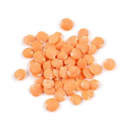 Bright Red Chief Lentils from our Healthy Staples collection, showcasing their vivid red-orange color and smooth texture.