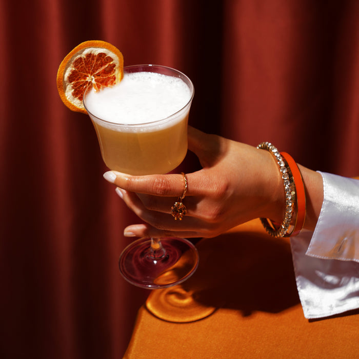 Raye Angled Crystal Sour Glasses Set of 2