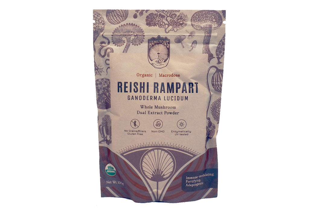 Hamilton’s Mushrooms Reishi Rampart – Organic Reishi Extract Powder