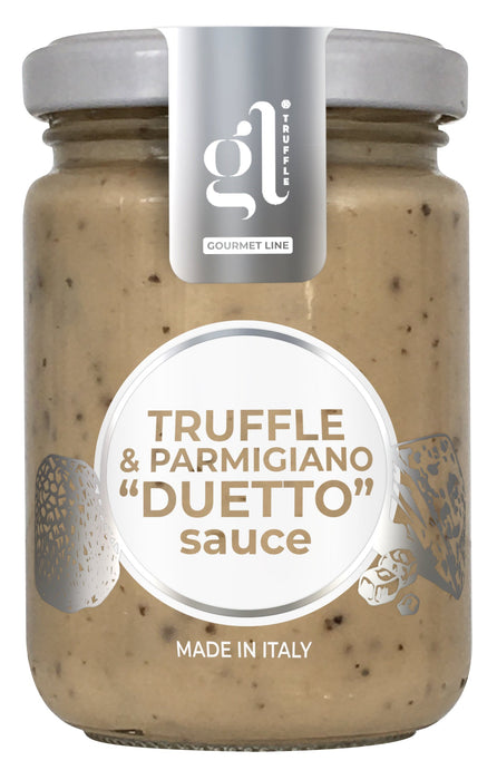 GL Truffle Gourmet, Creamy Truffle & Parmigiano "Duetto" Sauce r , DOP Parmigiano Reggiano 130g  (4.6 oz)