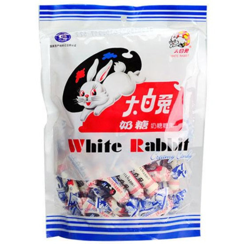 White Rabbit Creamy Milk Chewy Candy Rice Paper Wrapping — Specialty ...