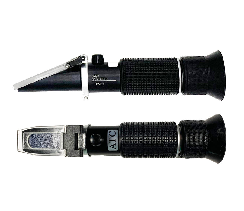 Salinity and Brix Refractometer - 0 to 28% with 0 to 32% Brix and ATC