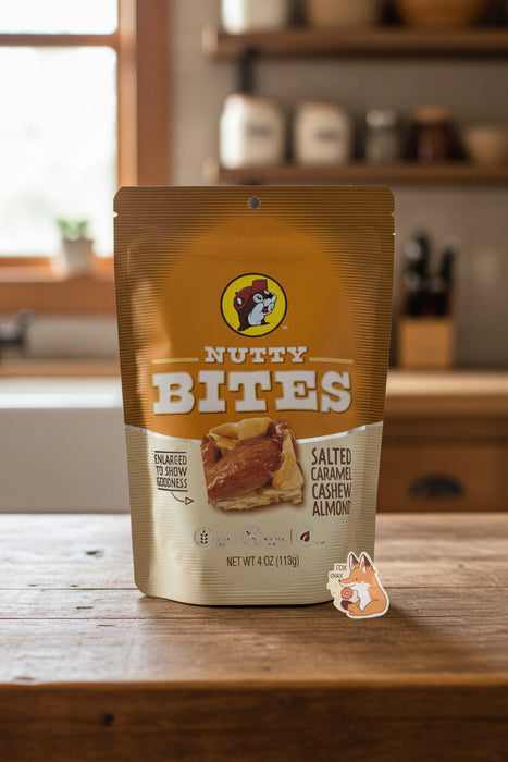 Buc-ee's Salted Caramel Cashew Almond Nutty Bites