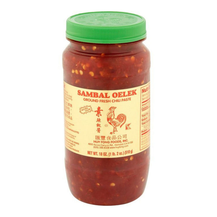 Sambal OelekSambal OelekSpecialty Food SourceA delicious, fiery chili sauce made with a blend of red chilies and spices. Perfect for adding spice to your meals!