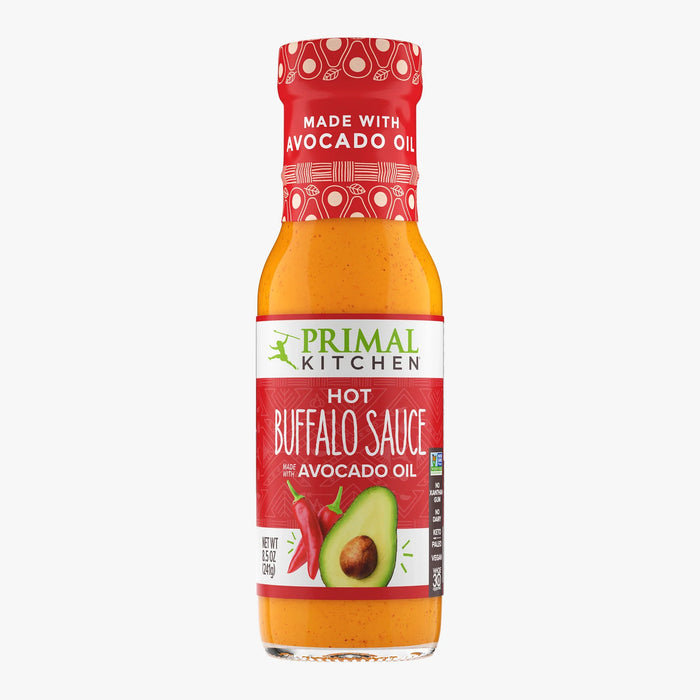 Primal Kitchen Buffalo Hot Sauce (Pack of 6 - 8.5 Oz Bottles)