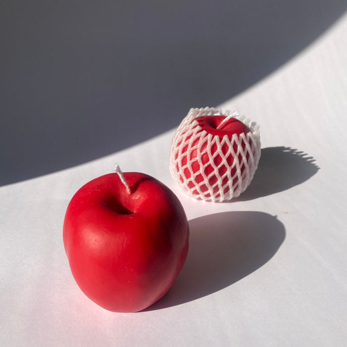 Apple Candle - Red