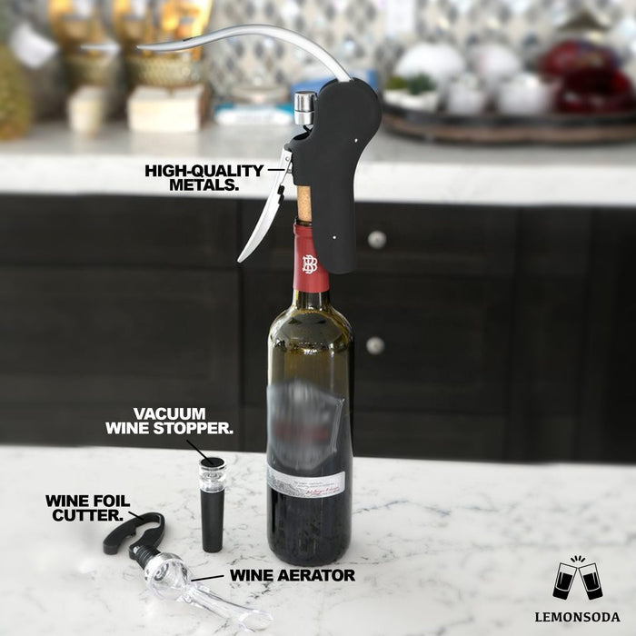 Screwpull Lever Wine Bottle Opener Set