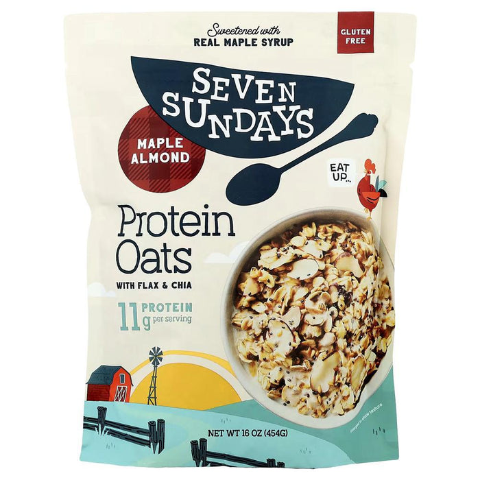 Seven Sundays - 'Maple Almond' Protein Oats (16OZ)