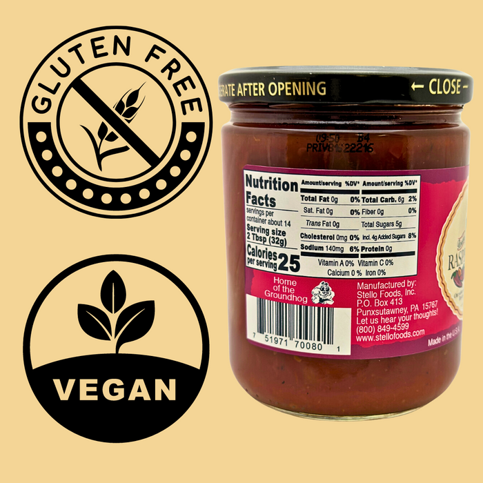 Stello Foods - Rosie's Roasted Raspberry Chipotle Salsa 16 oz