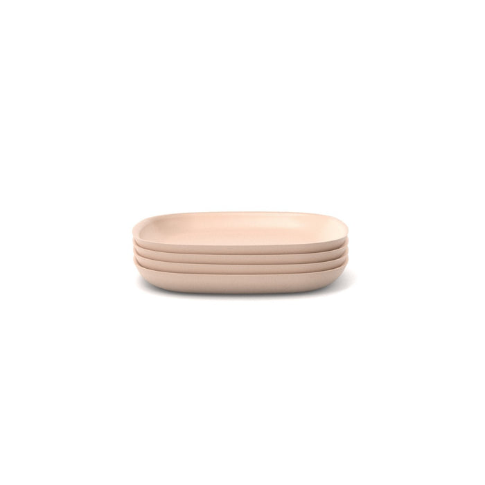Bamboo Side Plate - 4 Piece Set - Blush