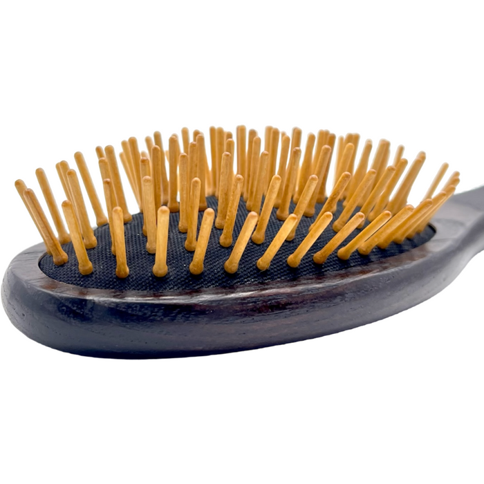 Dural Ash Wood rubber cushion hair brush with wooden pins