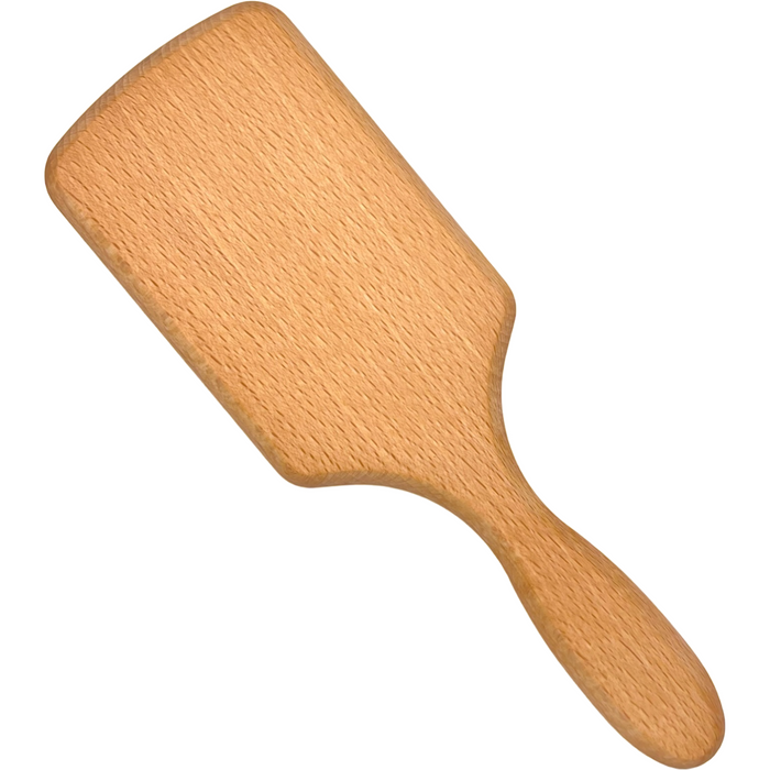 Dural Beech Wood wild boar bristles paddle brush