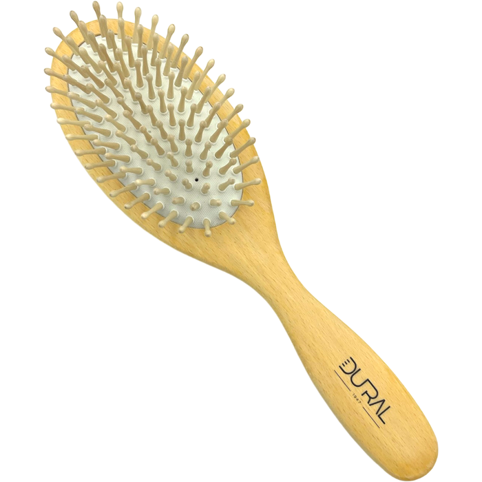 Dural Beech wood rubber cushion hair brush with wooden pins