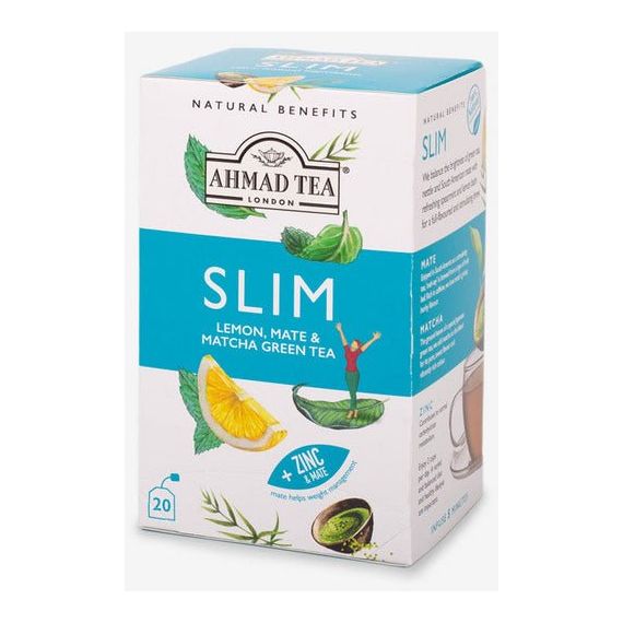 Slim Tea - Herbal | Natural Benefits | 20' Tea Bags | Ahmad Tea