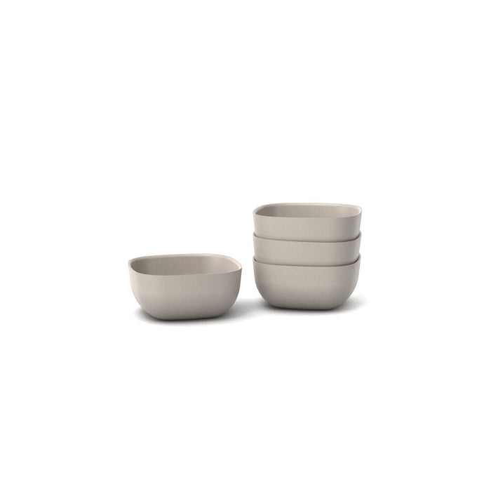 Bamboo Small Bowl - 4 Piece Set - Stone
