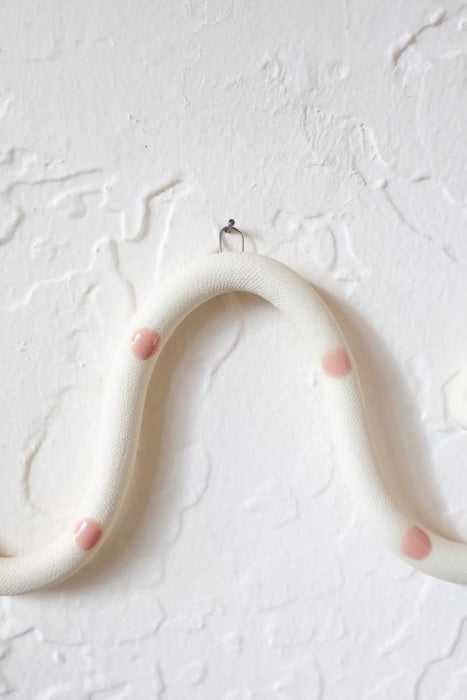 Horizontal Ceramic Wall Snake
