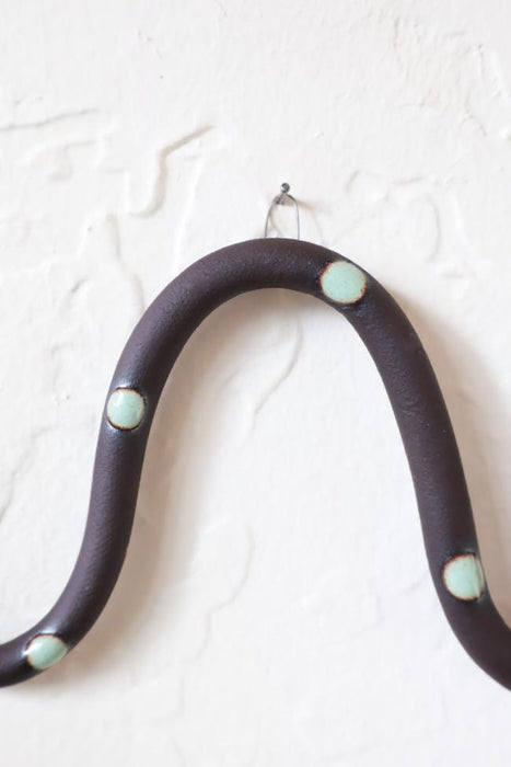 Horizontal Ceramic Wall Snake